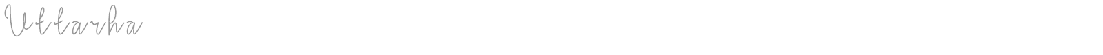 Uttarha font preview